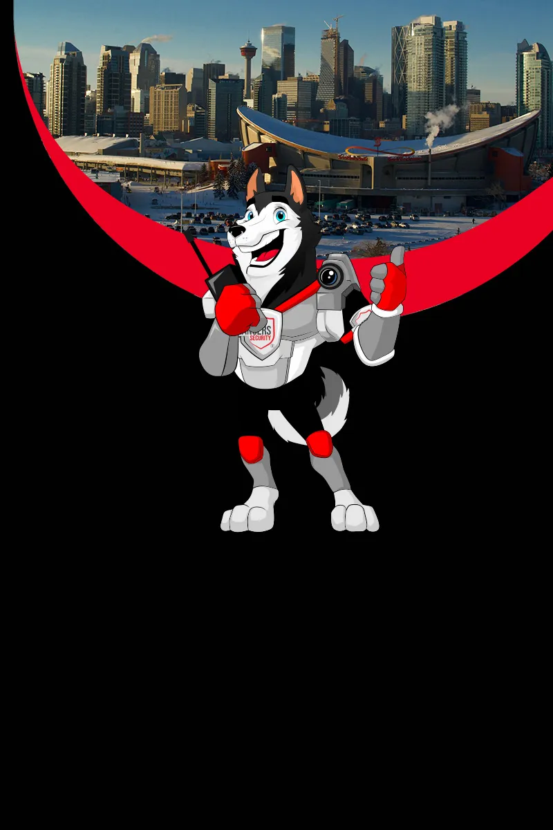 Rangers Security Group mascot showcasing trusted security services in Calgary, providing essential protection for assets.